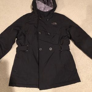 The North Face Jackets \u0026 Coats | North Face Double Breasted Nylon Winter Coat | Color: Black | Size: Xlj | Rolbau's Closet